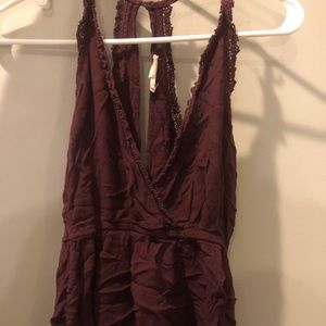 Maroon tank